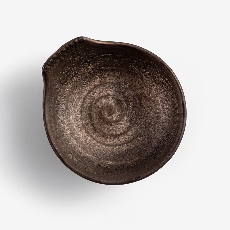 Ore 12cm Ceramic Saucer | Brown_2
