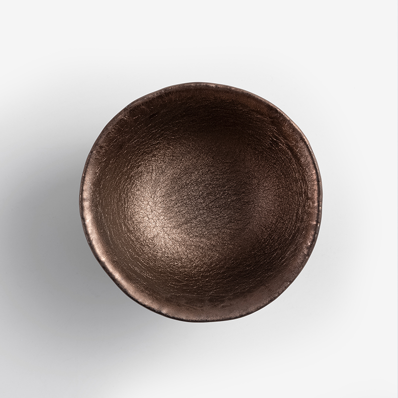 日式 銅釉流金 12cm 陶瓷飯碗｜古銅｜單品_2