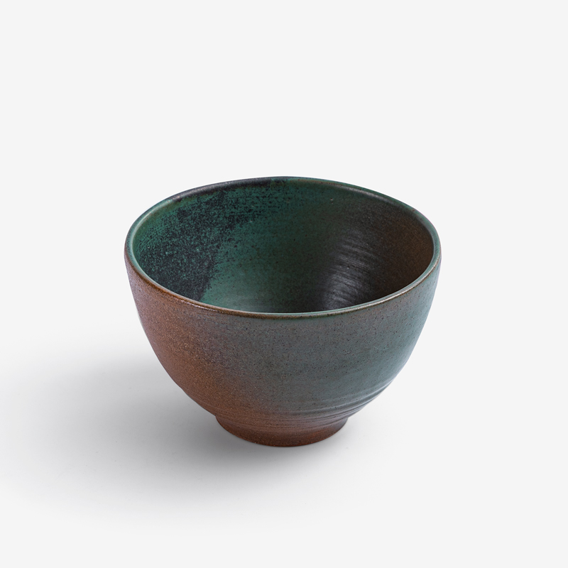 職人 青銅澄綠 10.5cm 陶瓷圓碗｜墨綠｜單品_0