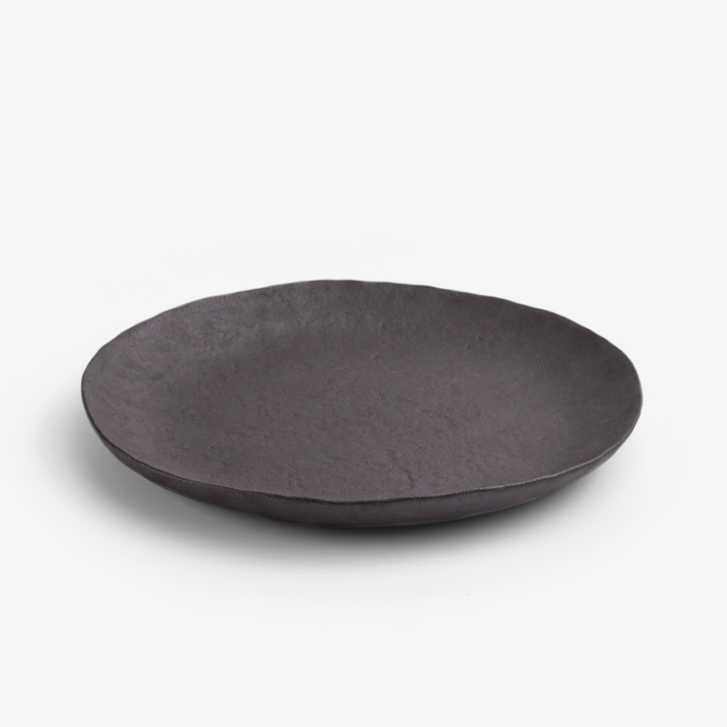 Bisque 26cm Ceramic Plate | Brown_0
