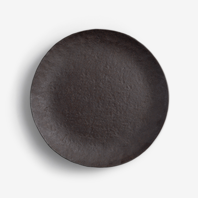 Bisque 26cm Ceramic Plate | Brown_1
