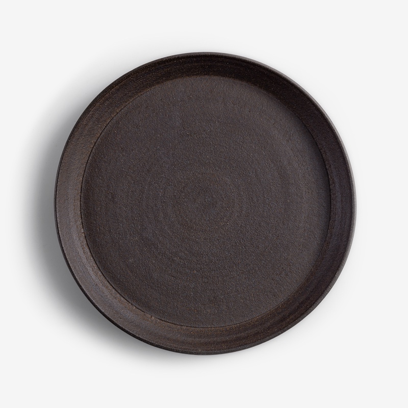 Bisque 21cm Ceramic Plate | Brown_1