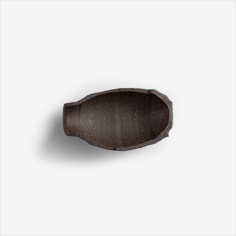 職人 素釉窯燒 9cm 陶瓷造型小碟｜暖棕｜單品_2