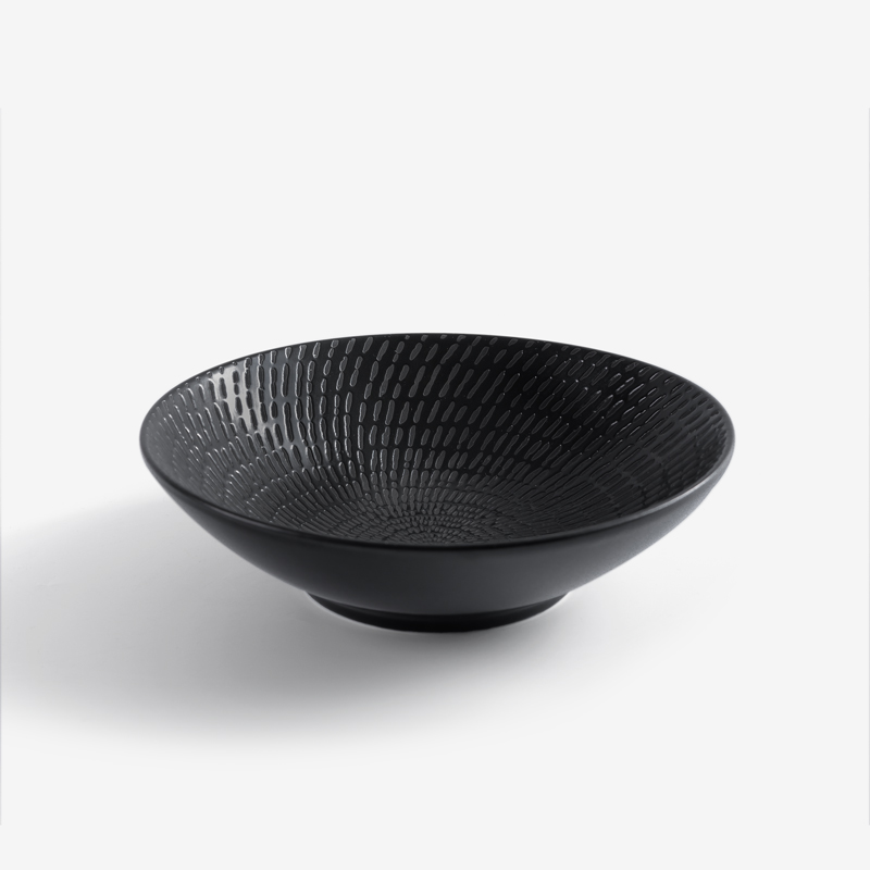 日式 旋紋流星 20.5cm 陶瓷圓碗｜單品_0