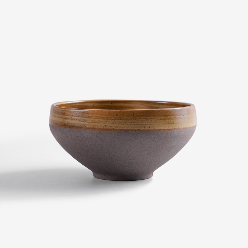 Swirl 11.5cm Underglaze Ceramic Bowl | Brown_1