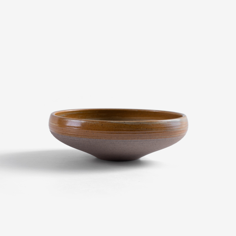 日式 質樸旋紋 11.5cm 釉下彩佐料碟｜焦糖棕｜單品_1
