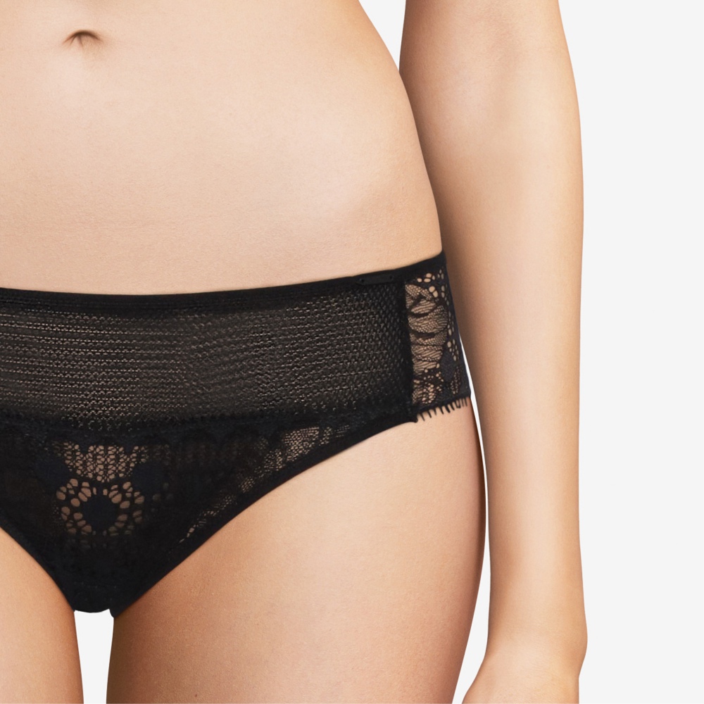 【Chantelle】三角內褲>XS-M>黑色(15F30_011)【Day To Night】_1