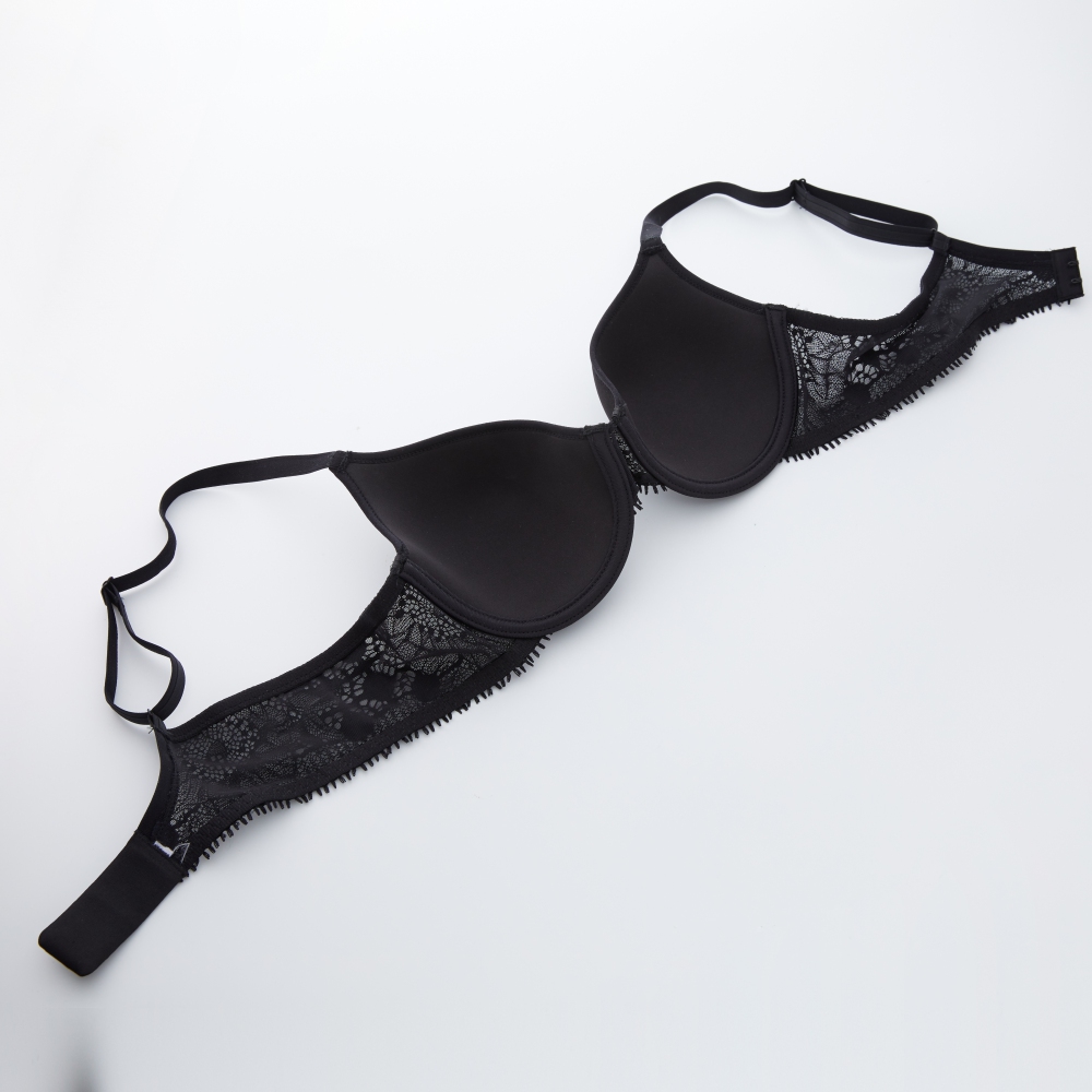 【Chantelle】3D記憶纖維T-shirt Bra內衣>BCD>黑色(15F60_011)【Day To Night】_6