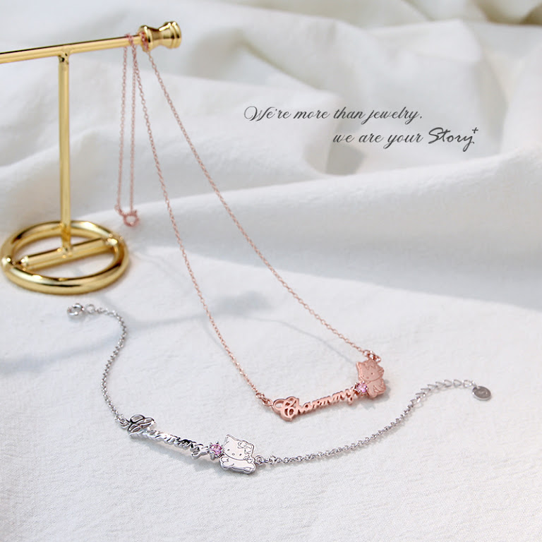 Charming for you系列-CharmmyKitty字母訂製純銀項鍊_6
