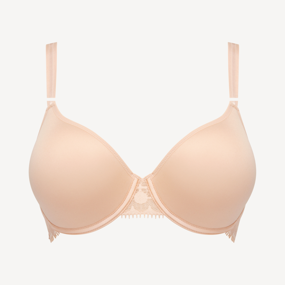 【Chantelle】3D記憶纖維T-shirt Bra內衣>BCD>粉膚色(15F60_01N)【Day To Night】_3