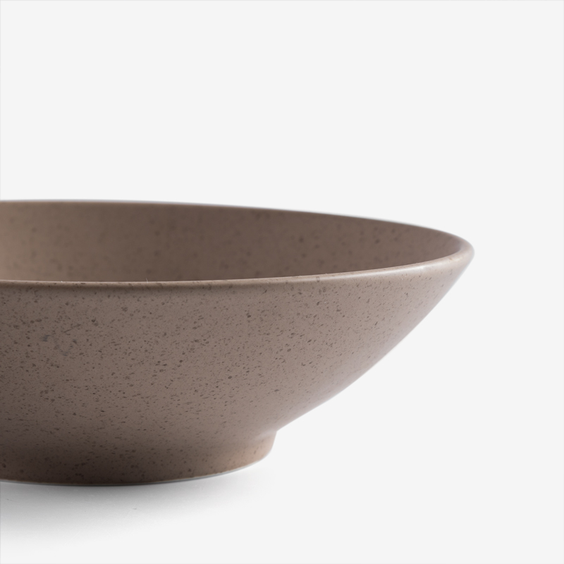 Matte 21cm Ceramic Plate | Brown_2