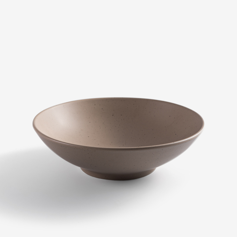 Matte 24cm Ceramic Plate | Brown_0