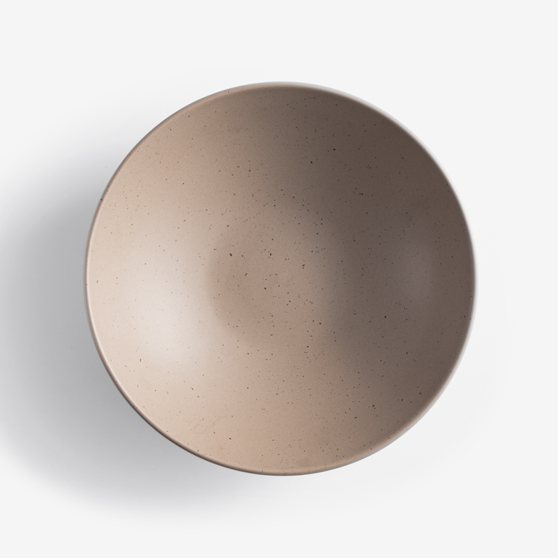 Matte 24cm Ceramic Plate | Brown_1