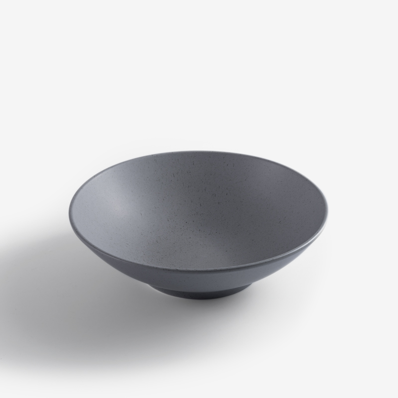 Matte 21cm Ceramic Plate | Gray_0