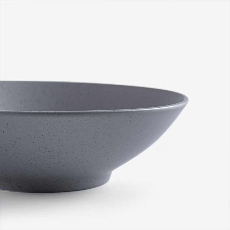 Matte 21cm Ceramic Plate | Gray_2