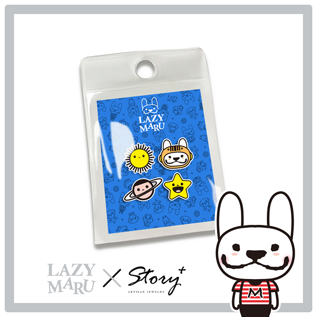 法鬥LazyMaru 10週年系列-太空造型耳環_0