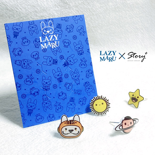 法鬥LazyMaru 10週年系列-太空造型耳環_3