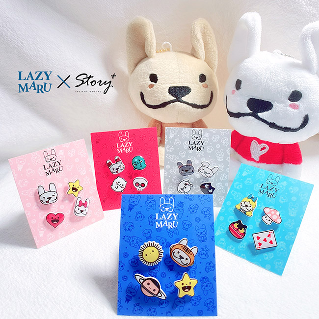 法鬥LazyMaru 10週年系列-太空造型耳環_5