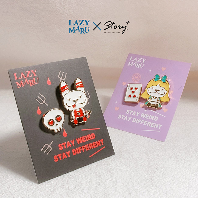 法鬥LazyMaru 10週年系列-小惡魔金屬徽章_5