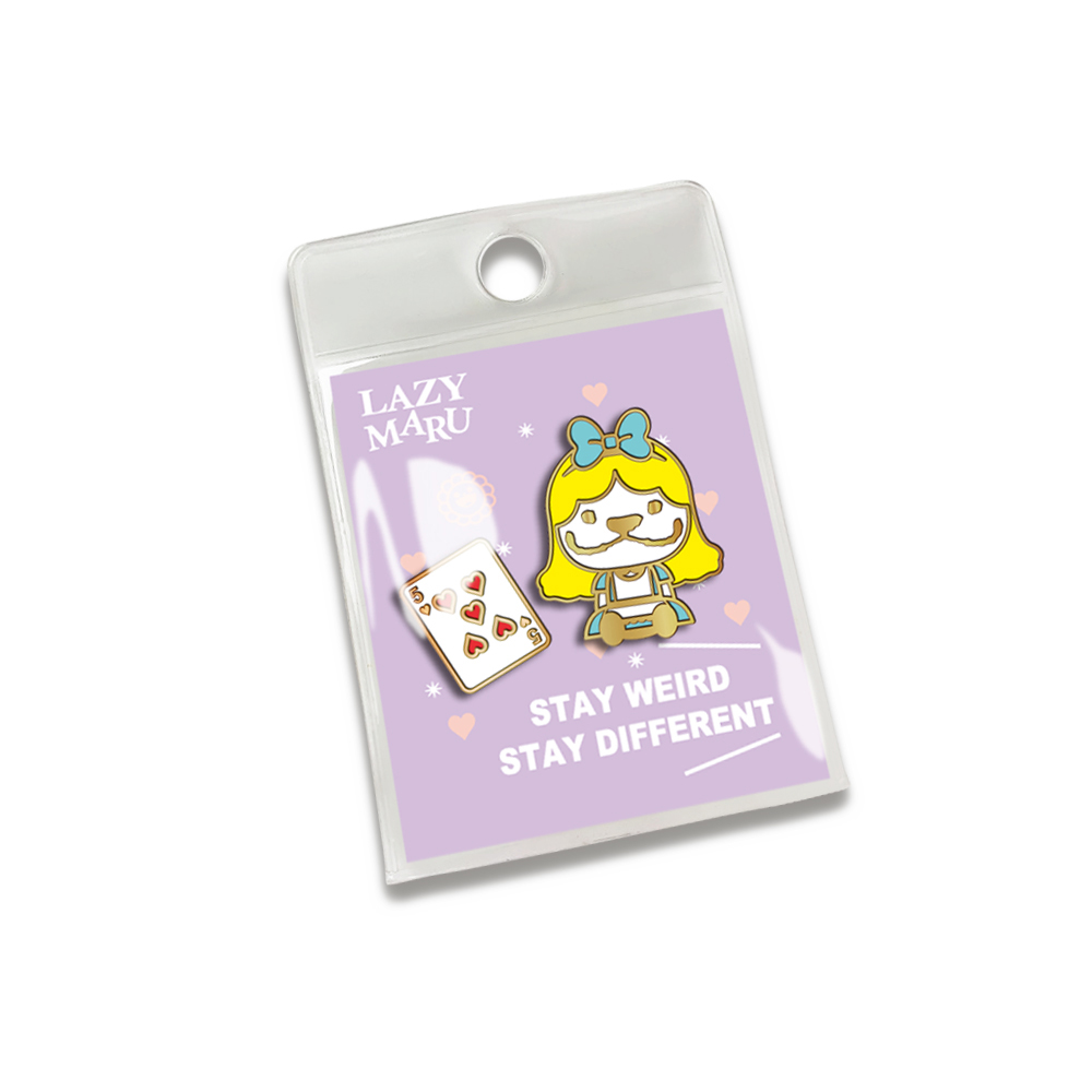 法鬥LazyMaru 10週年系列-愛麗絲金屬徽章_1