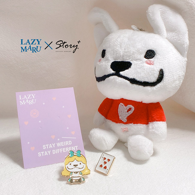 法鬥LazyMaru 10週年系列-愛麗絲金屬徽章_4