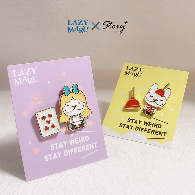 法鬥LazyMaru 10週年系列-愛麗絲金屬徽章_5