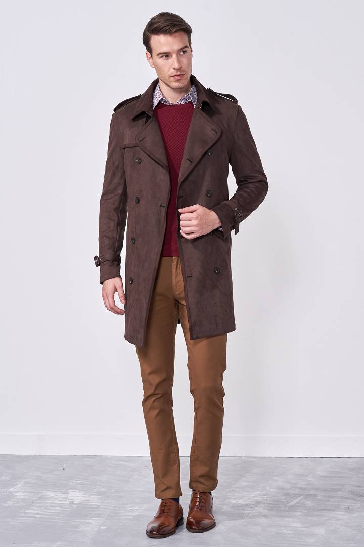 SST&C Burgundy Crew Neck Sweater | 1112009005  (Outlet)_3