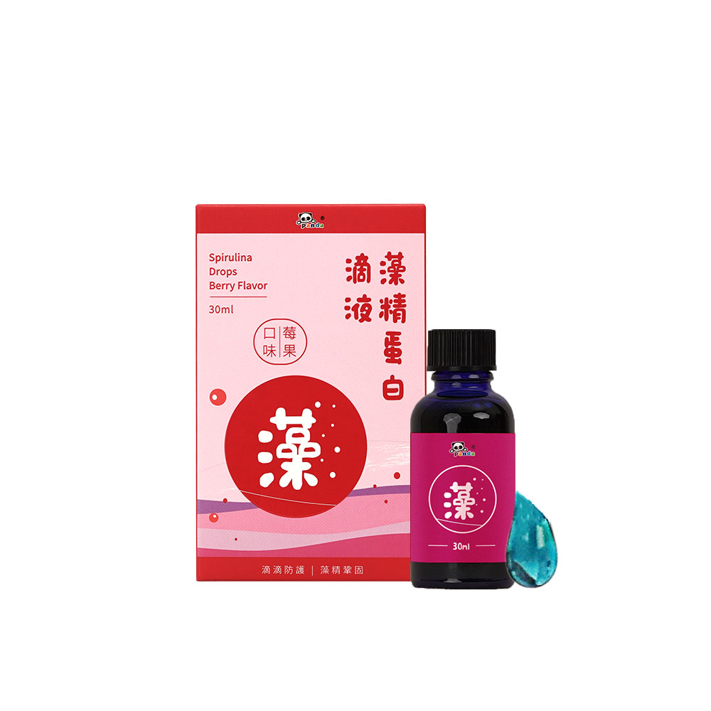 藻精蛋白滴液(莓果口味) (30ml/瓶) 共2瓶 買一送一  |🔺醫師專業推薦！全新升級配方  含硫多醣體+專利螺旋藻萃取物  保護更加分_1