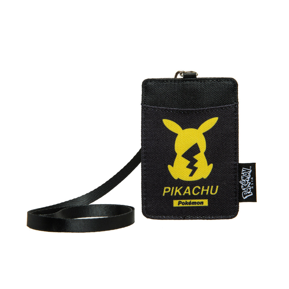 【OUTDOOR】寶可夢Pokemon-潮黑皮卡丘卡片證件套-黑色 ODGO20B15BK