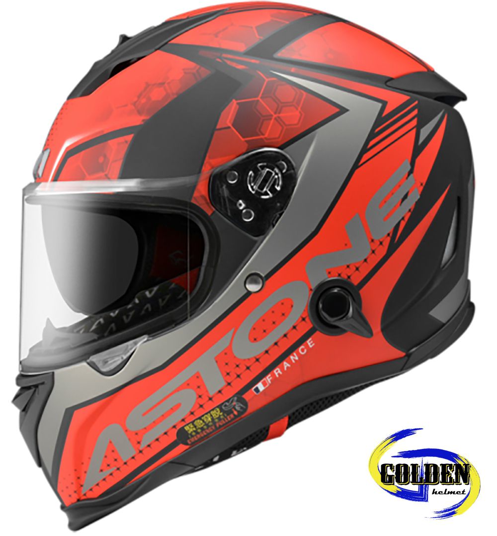【火熱預購】Astone GTB800 AO11 平光黑紅 全罩式安全帽 (內藏墨鏡)【預購商品配合原廠出貨/此商品非現貨如有急用請勿訂購】_5
