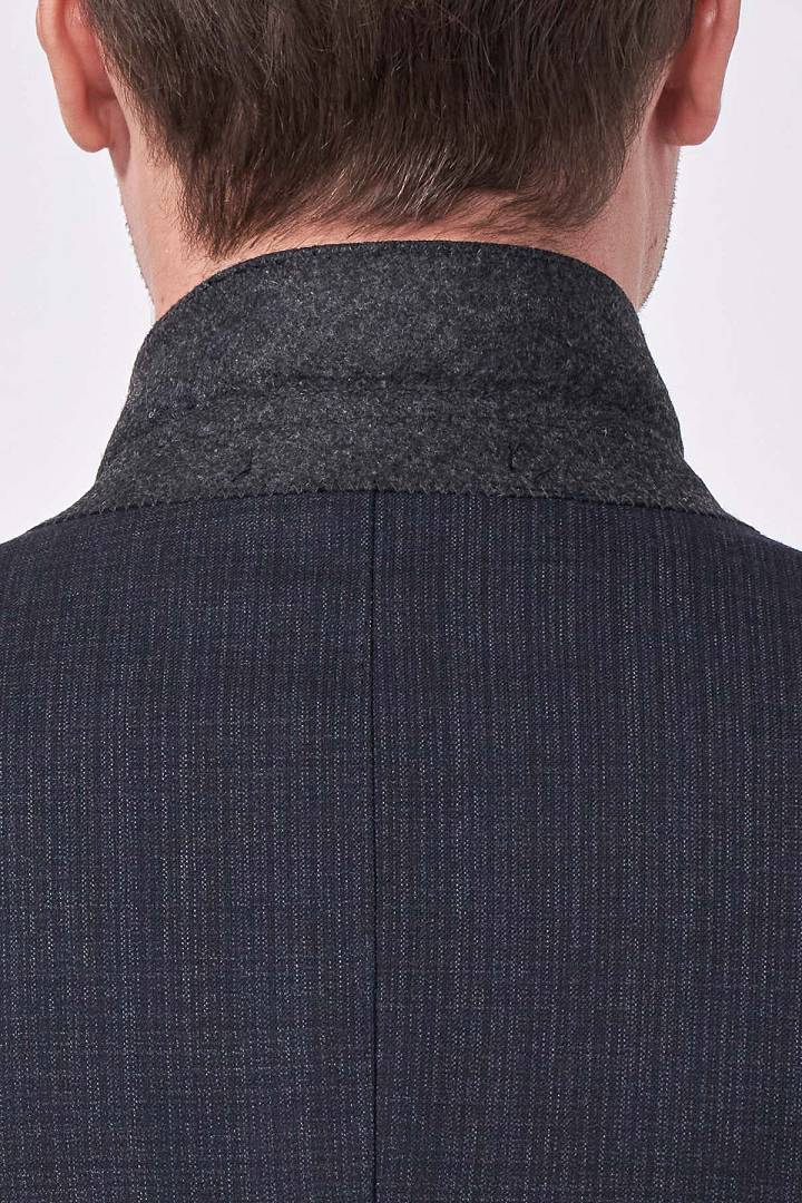 SST&C #Milan Series  Gray Textured Slim Fit Suit Jacket | 0112010003  (Outlet)_8