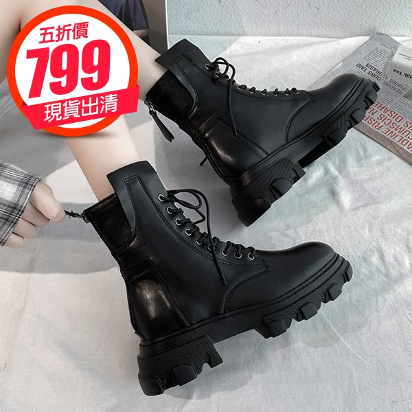 厚底靴率性綁帶 白鳥麗子