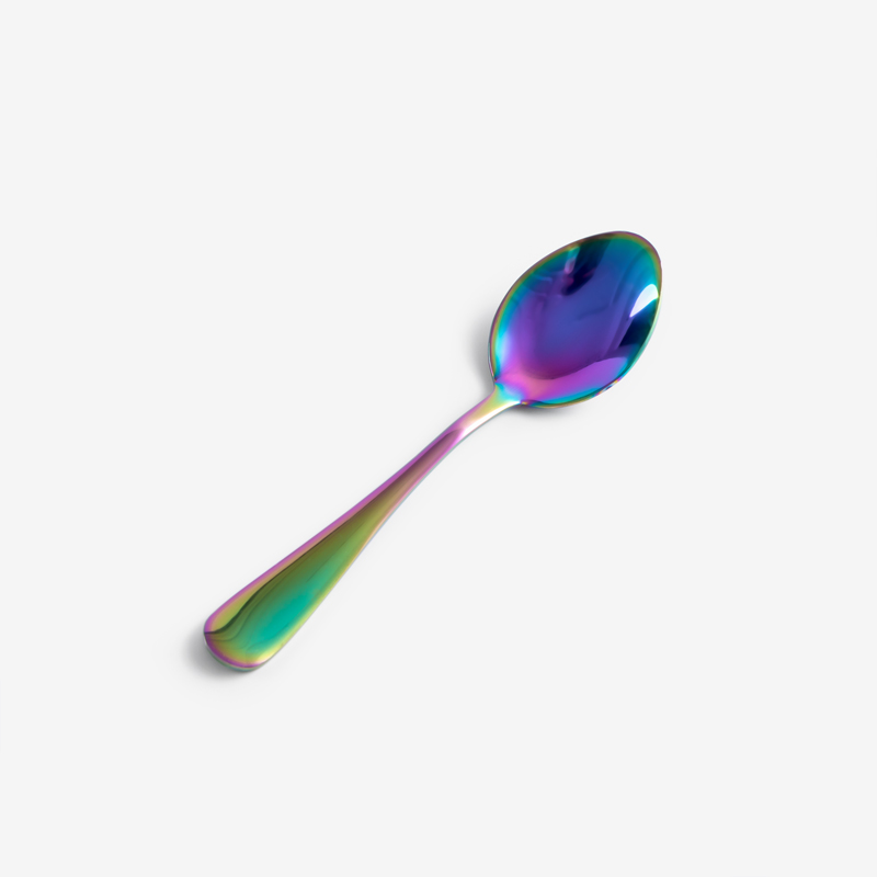 WAGA Magic Plated 14 cm Stainless Steel Dessert Spoon_0