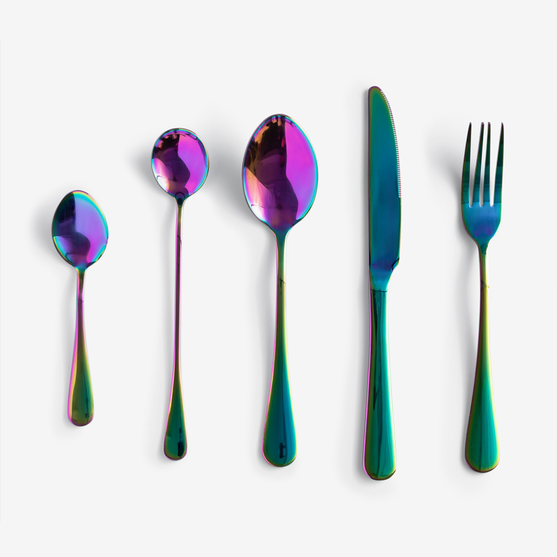 WAGA Magic Plated 14 cm Stainless Steel Dessert Spoon_3