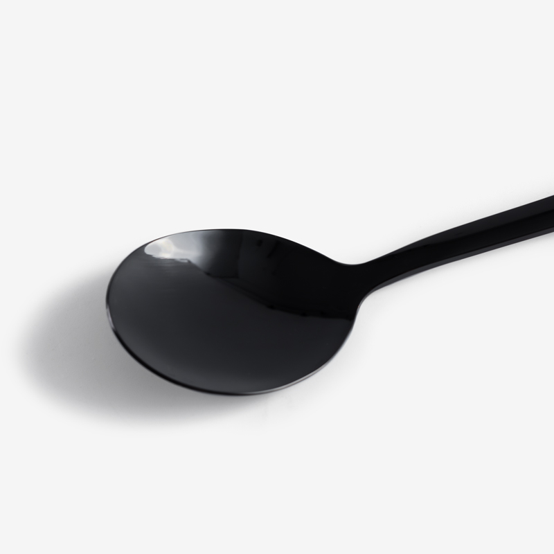 WAGA Korean 21cm Stainless Steel Spoon | Black_1