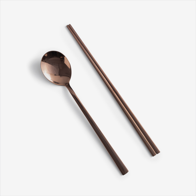 WAGA Korean 21cm Stainless Steel Spoon | Gold_2