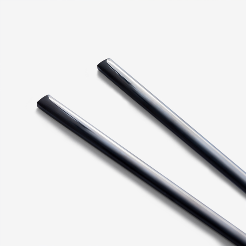 WAGA Korean 24cm Stainless Steel Chopstick | Black_1