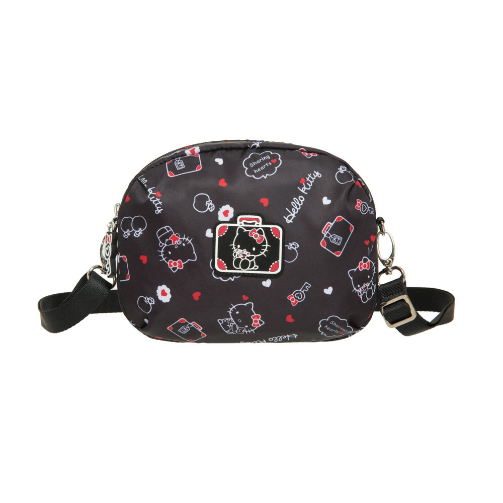 【Hello Kitty】凱蒂漫旅-兩用側背包-黑 KT01T07BK(23SG)