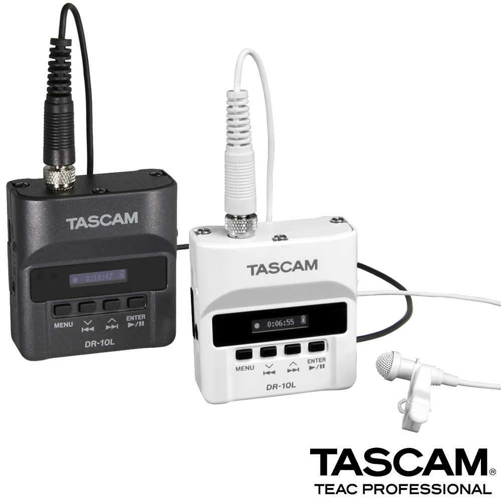 【TASCAM】線性PCM 錄音機 迷你MIC  DR-10L 黑 公司貨_0