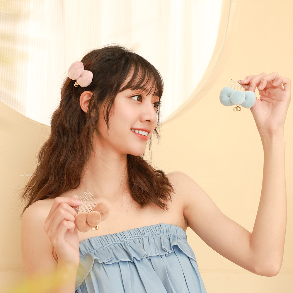[Hello Kitty聯名款] CC20236 環遊世界短髮叉(英格蘭泰迪熊棕)_4