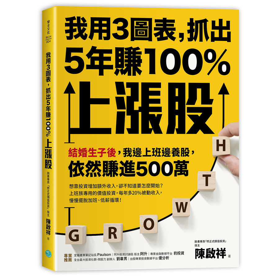 我用3圖表，抓出5年賺100%上漲股(結婚生子後，我邊上班邊養股，依然賺進500萬) | 拾書所