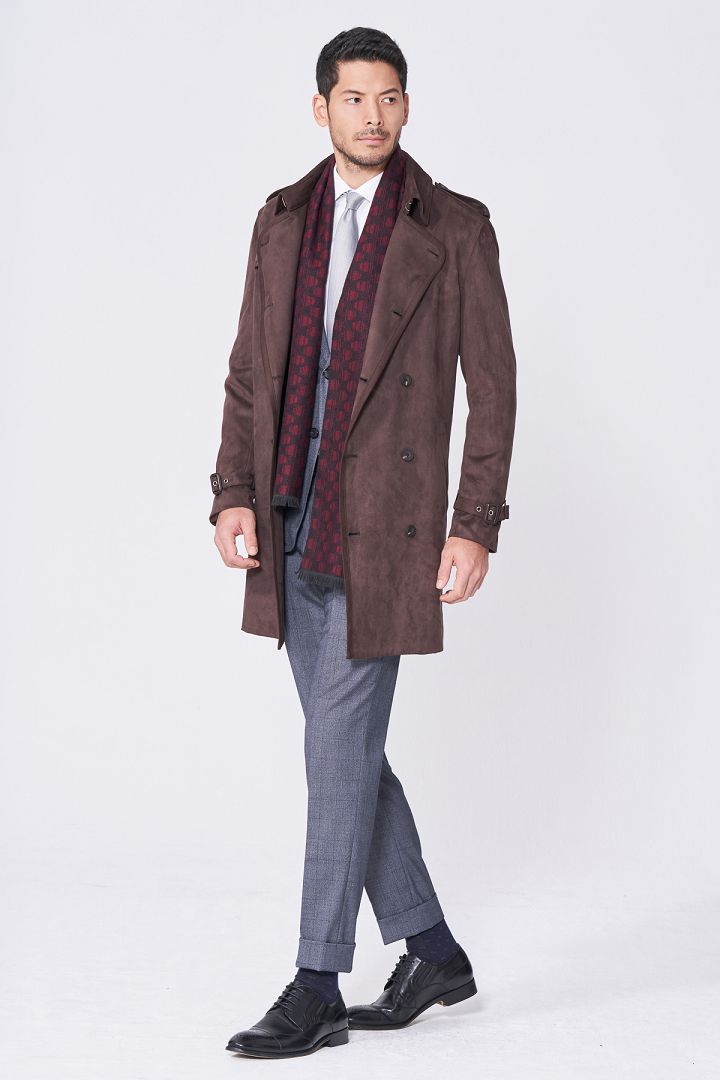 SST&C Gray Windowpane Slim Fit Suit Jacket | 0112011004  (Outlet)_6