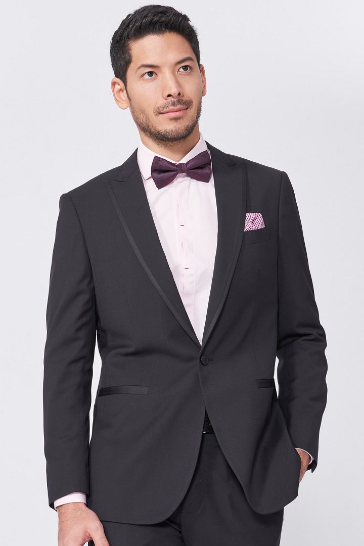 SST&C #Online Exclusive  Black Slim-Fitting Evening Clothes | 0112011006  (Outlet)_2