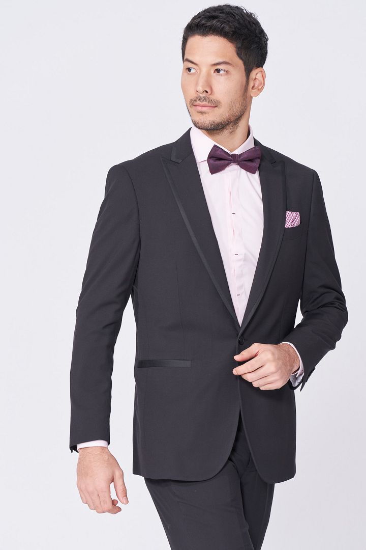 SST&C #Online Exclusive  Black Slim-Fitting Evening Clothes | 0112011006  (Outlet)_3