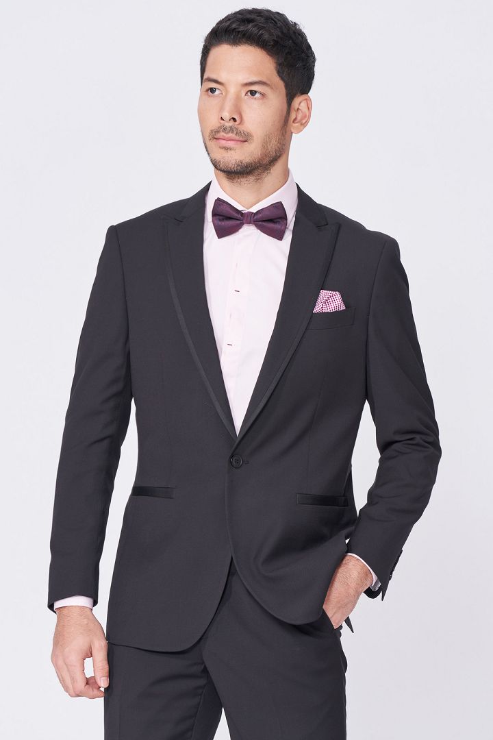 SST&C #Online Exclusive  Black Slim-Fitting Evening Clothes | 0112011006  (Outlet)_4