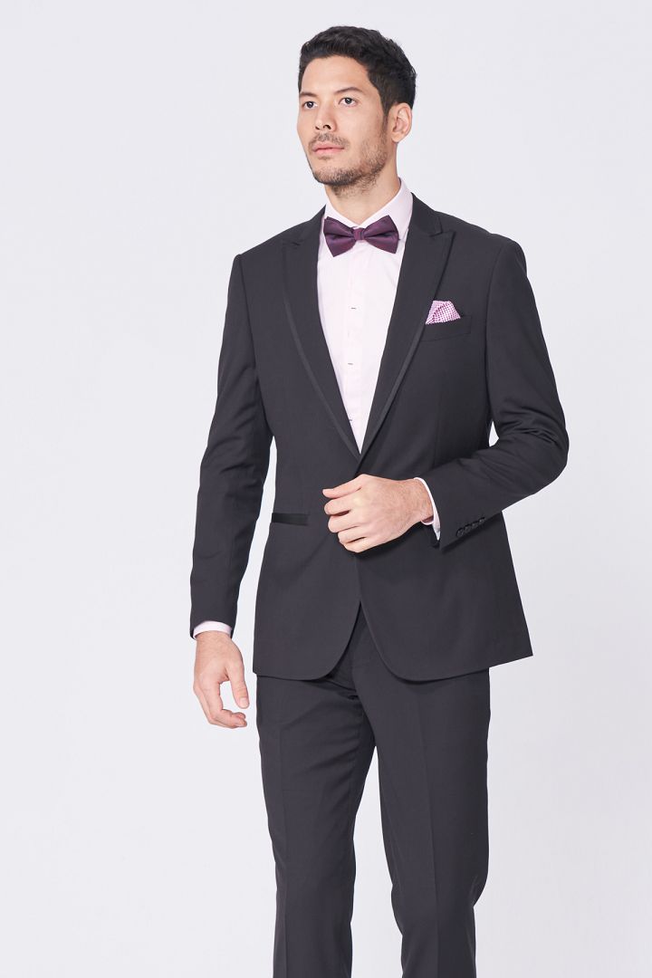 SST&C #Online Exclusive  Black Slim-Fitting Evening Clothes | 0112011006  (Outlet)_5