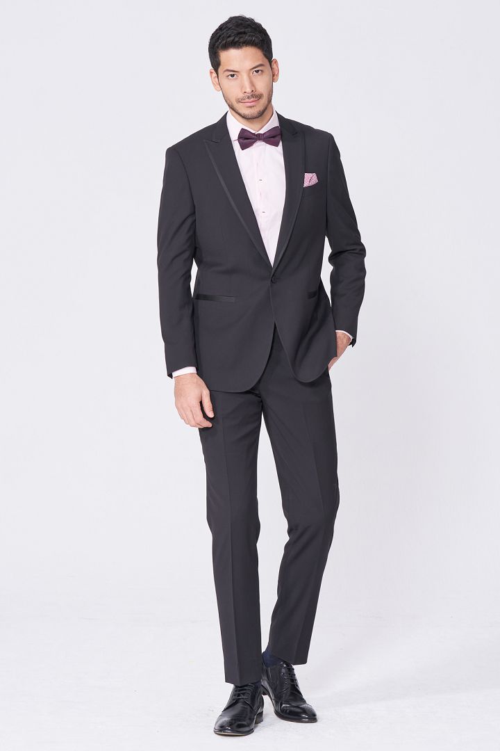 SST&C #Online Exclusive  Black Slim-Fitting Evening Clothes | 0112011006  (Outlet)_6