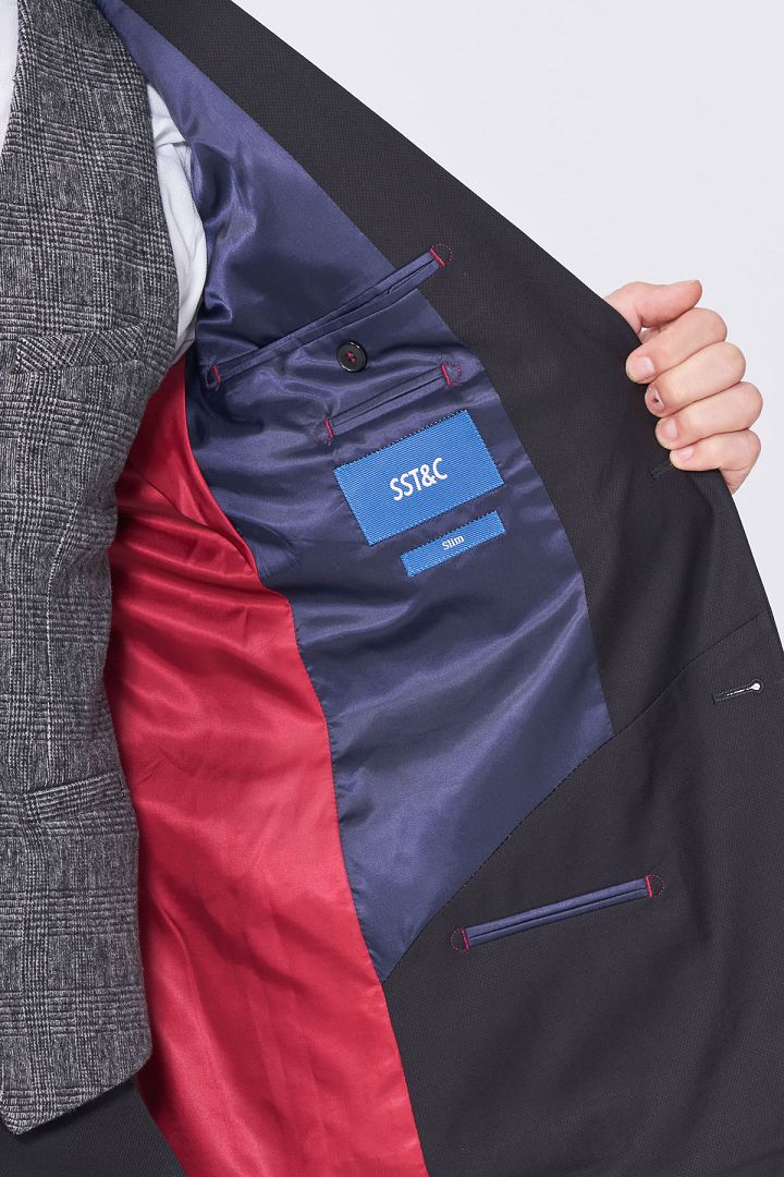 SST&C #Online Exclusive  Black Slim-Fitting Evening Clothes | 0112011006  (Outlet)_8