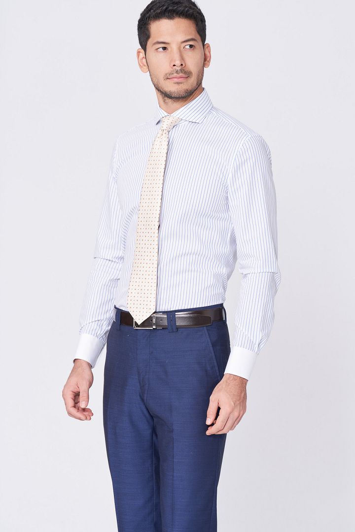 SST&C #Online Exclusive  Navy Slim Fit Suit Trousers | 0212011001  (Outlet)_3