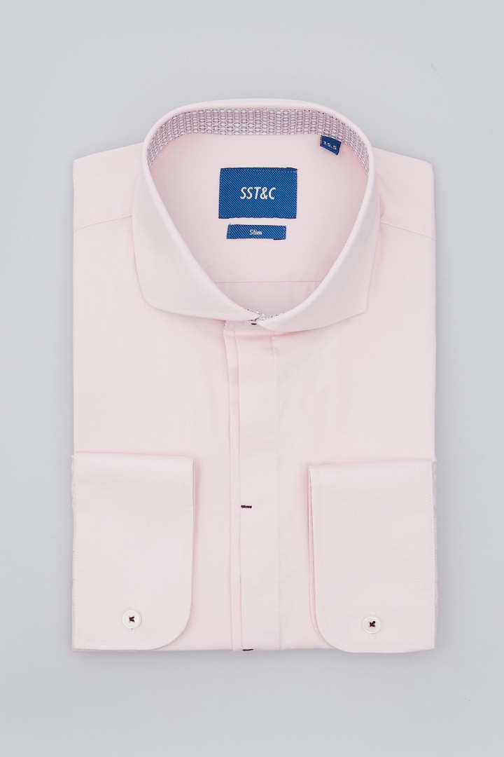 SST&C Plain Pink Shirt | 0312011008  (Outlet)_8